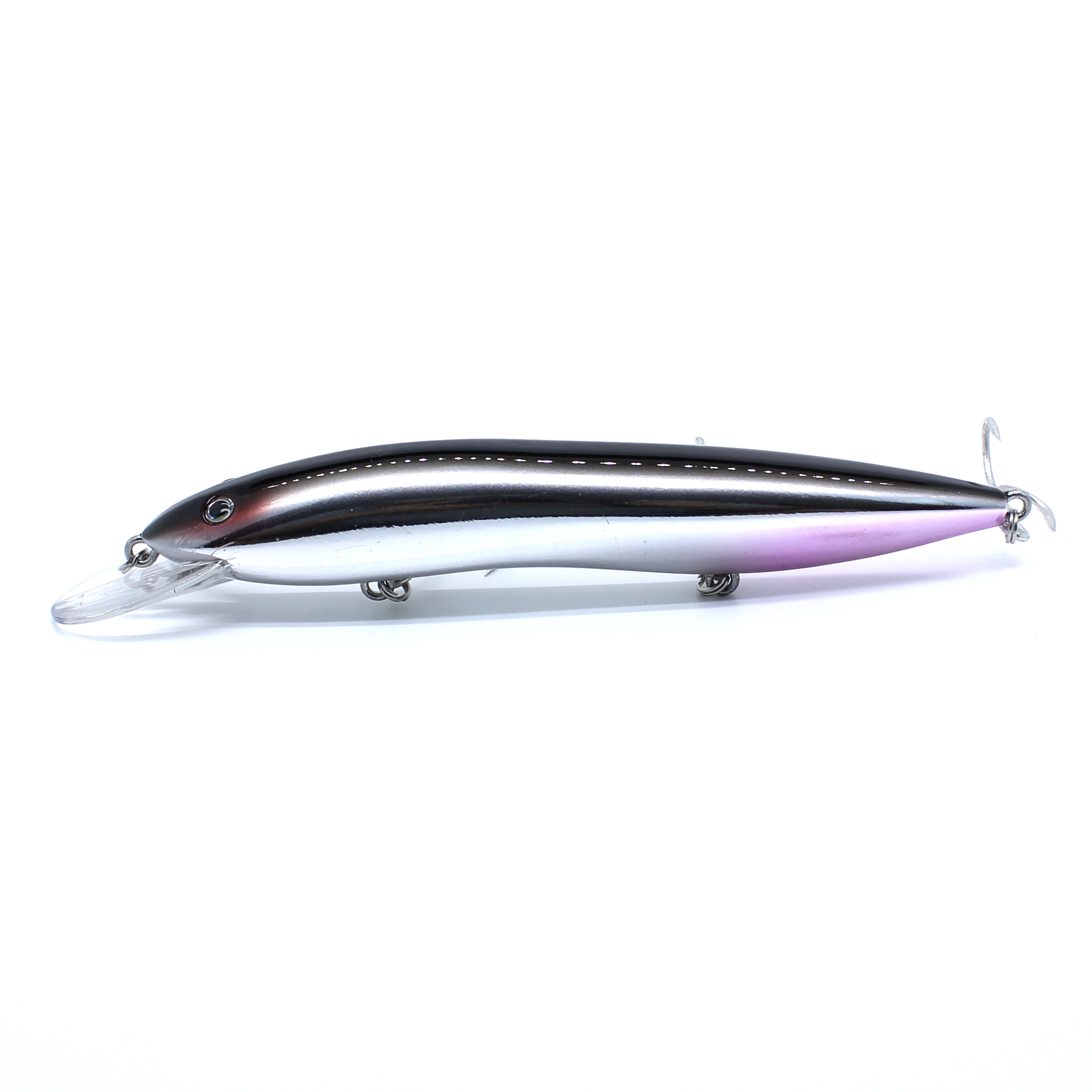 AOCLU-Hartköder für Tiefseeboot, schwimmende Minnow, Jerkbait-Rassel, Felsköder, 4 x Drillinge, japanische Qualität, 150 mm, 33 g, 1 Stück – Detail 3