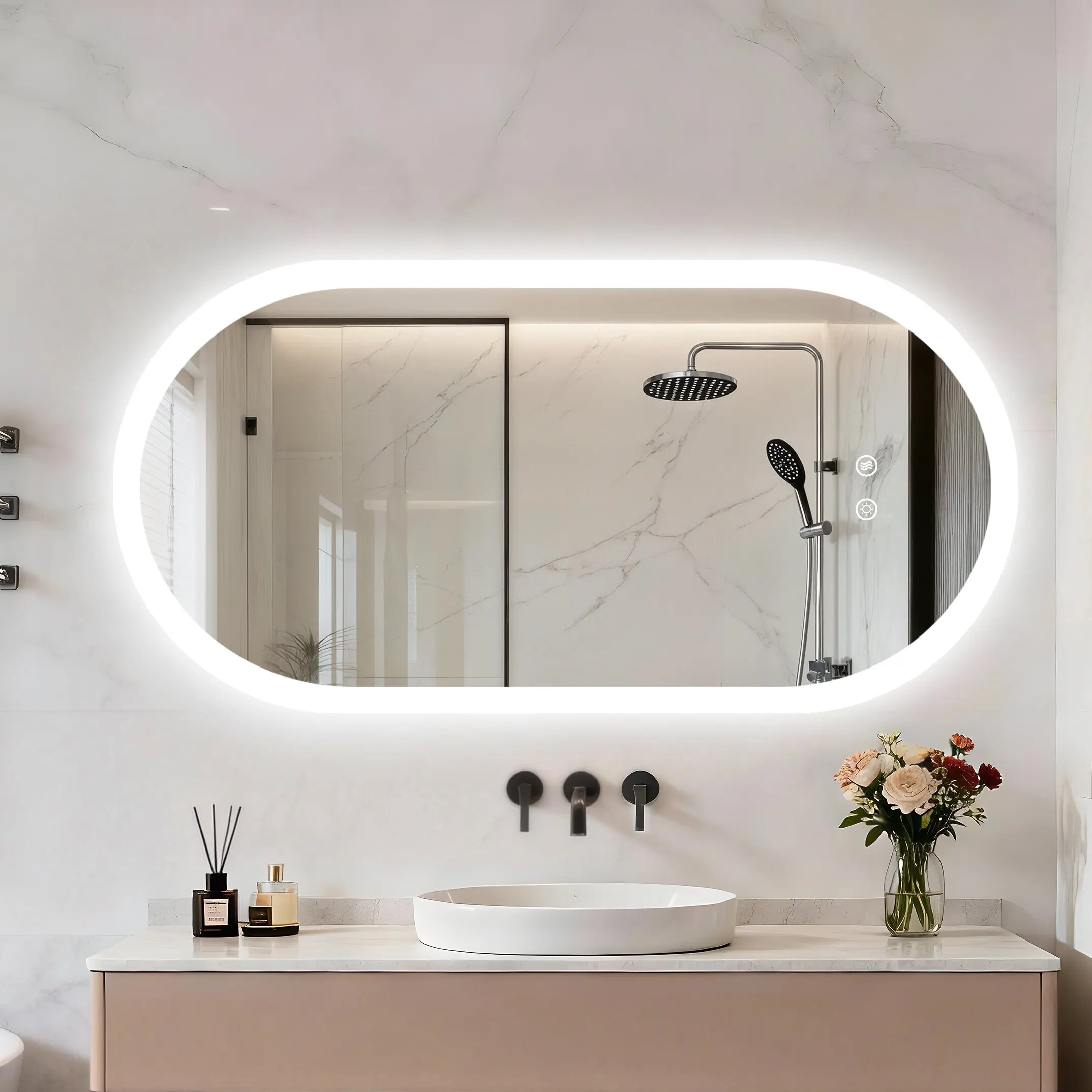 Thumbnail 2 - #35 Anti-Fog Bathroom Mirrors List of Top Picks