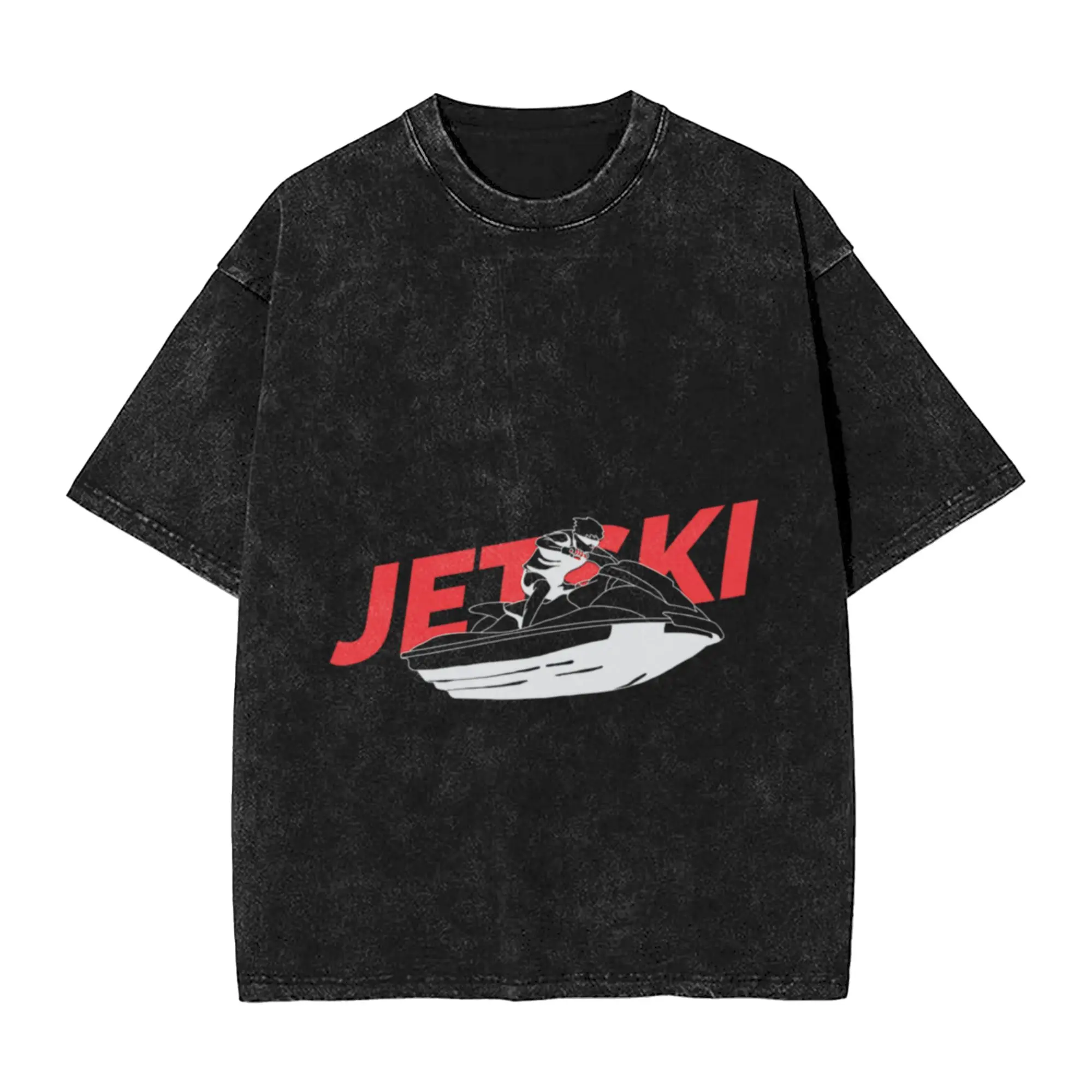 Jet Ski Unique Comfort A Washed T Shirt Men's Women's Oversized Cotton Tees Tops