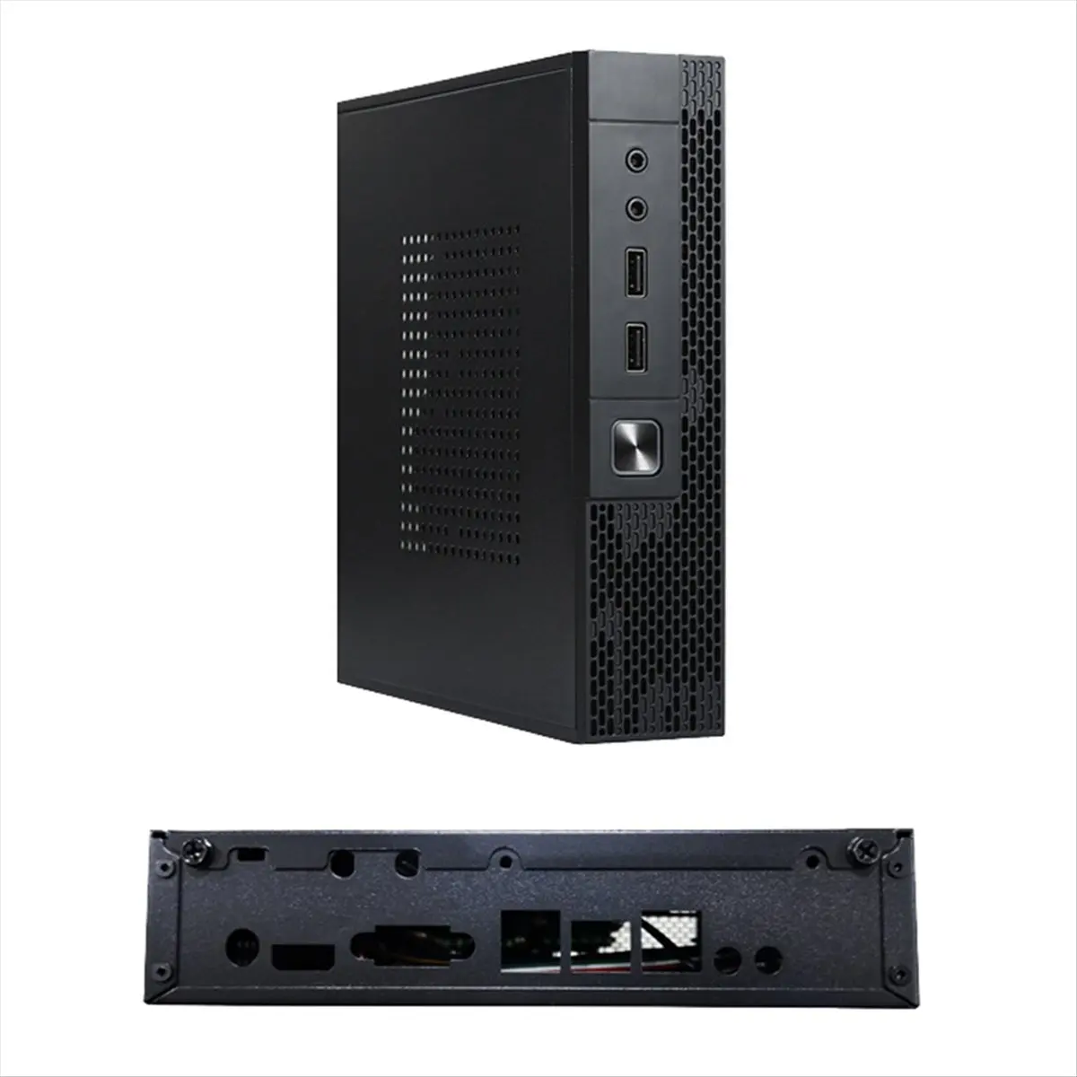 A46U Mini-ITX HTPC for Case Box Chassis Monitoring Server Chassis Industrial Control Computer USB AUDIO Ports Enclosure