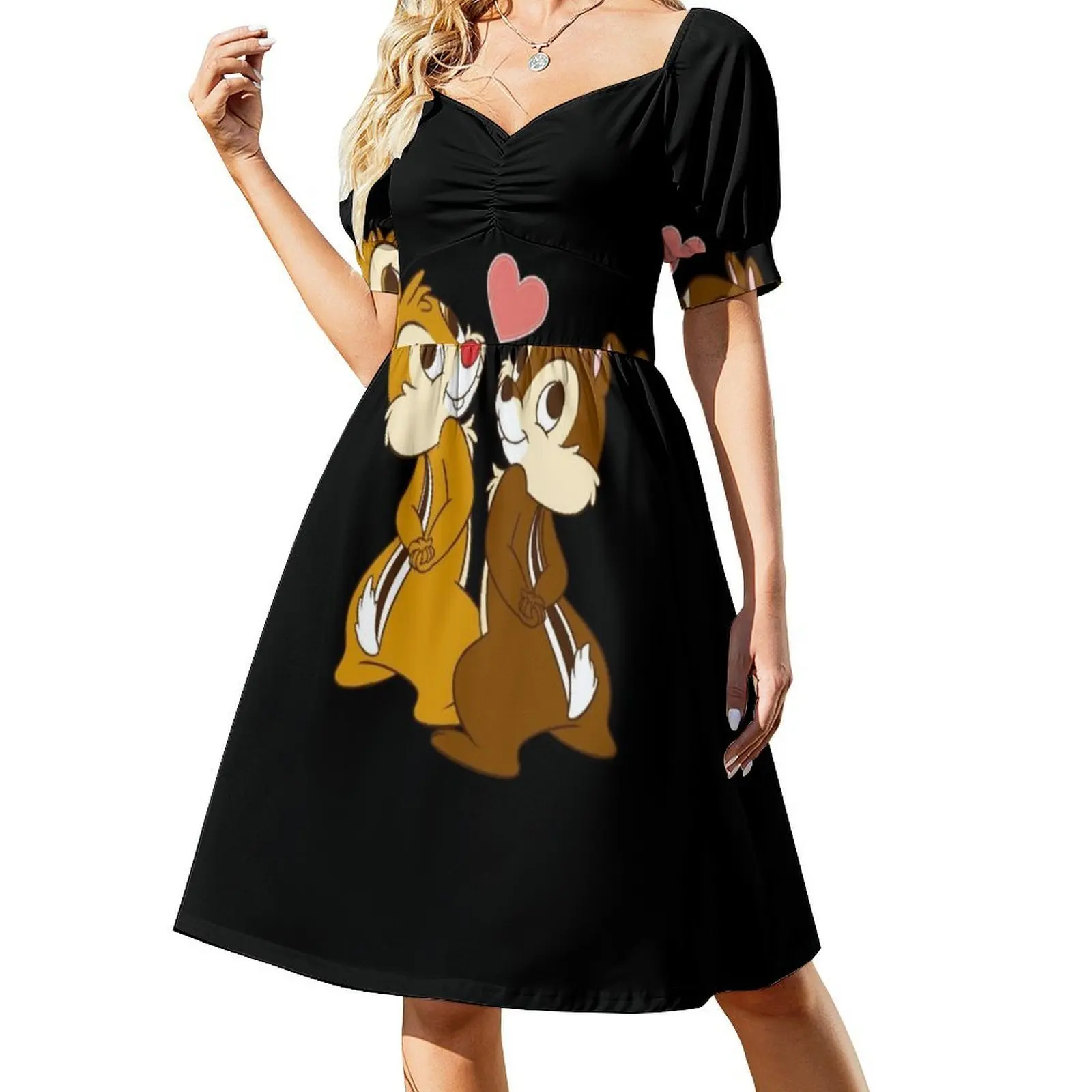 المحبة رقاقة اند ديل مضحك لحظة بوهو شيك فستان أنيق موضة شاطئ حفل زفاف ثوب رقاقة ديل تشيب اند ديل الإنقاذ الإنقاذ #2