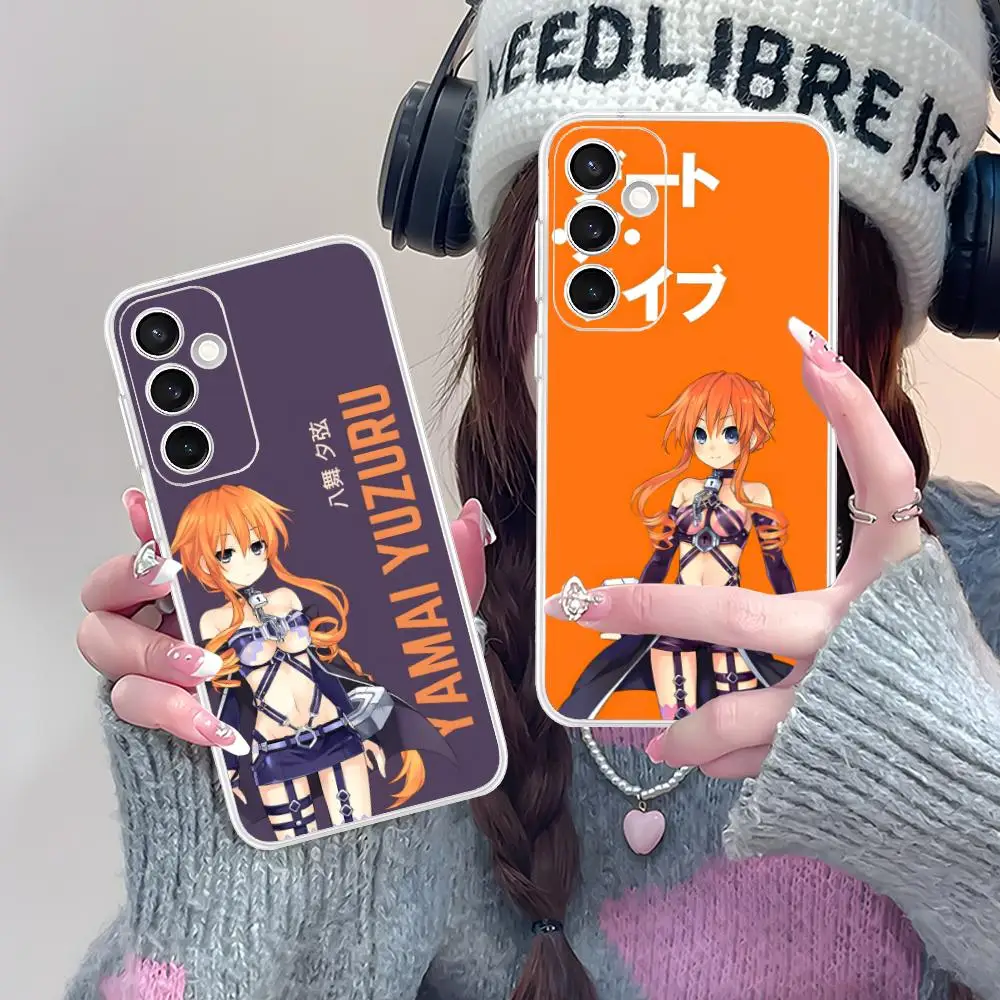 Date a Live Yamai Yuzuru Phone Case for Samsung Galaxy S25 S24 S23 S22 S21Plus FE Ultra Soft TPU Clear Shockproof Cover