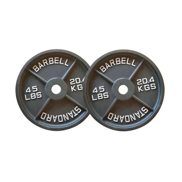 Wholesale Custom Logo Cast Iron Standard Weight Plates Pounds Weight Lifting