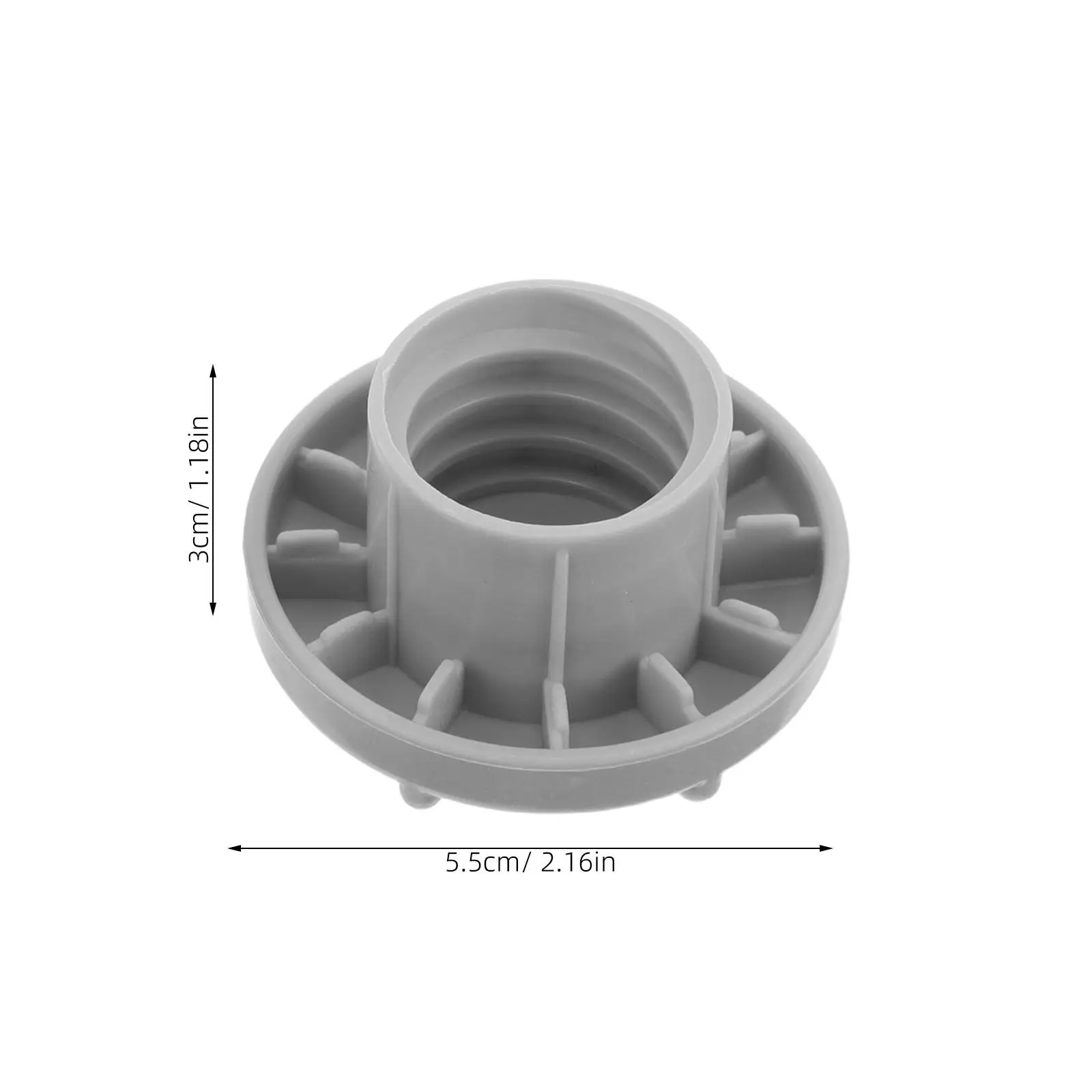 2Pcs Children Slide Screw Caps Gray Plastic Protective Covers Indoor Safe Toddler Slide Accessories Universal Fit Playground Nut