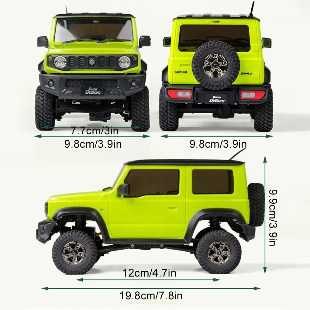 UCX2402 1:18 4WD RC Off-Road Truck - 2.4Ghz Remote, 7.4V High-Speed w/ Lights