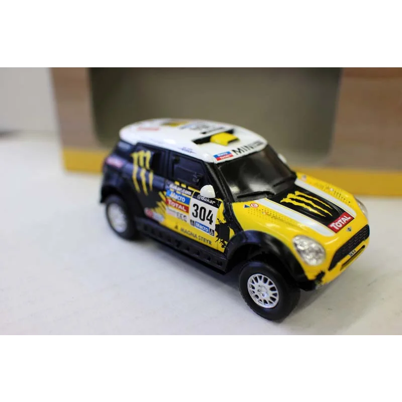 دييكاست 1:43 مقياس DA * KAR Mini All4 داكار سبيكة سيارة نموذج تحصيل لعبة هدية تذكارية عرض حلية