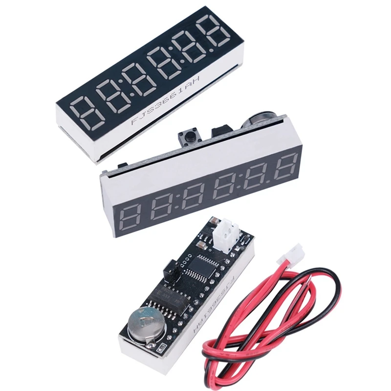 0.36 Inch 6-Bit Clock LED Digital Electronic Clock W Second Display Module Power Off Memory Brightness Adjustment