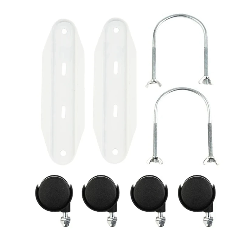 Mobile Pulley Bracket For Electric Heaters, Oil Tin Hydroelectric Radiator Stand, Easily Move Your Heater Anywhere Durable Black