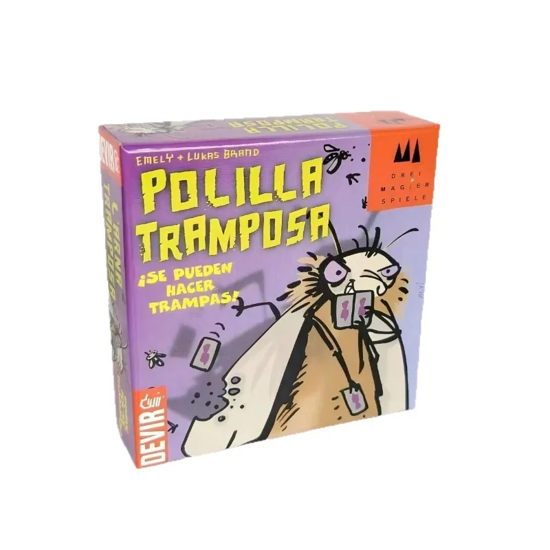 Cross-border Explosions Thickened Hard Box Version of POLILLA TRAMPOSA Spanish Cheating Moth Is A German Cockroach Board Game.
