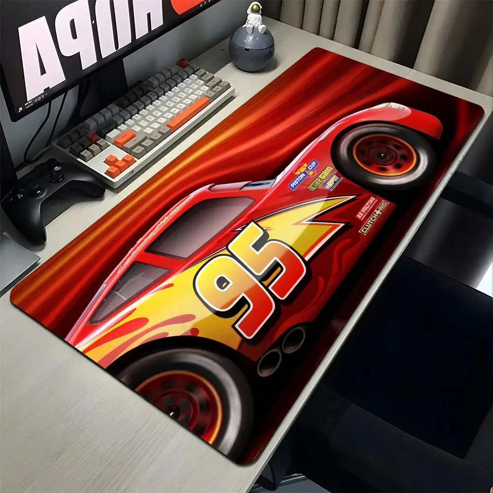Anime Characters Lightning McQueen Mouse Pad Gaming Mousepad Abstract Large 900x400x5mm MouseMat Gamer XXL Mause Carpet PC Desk