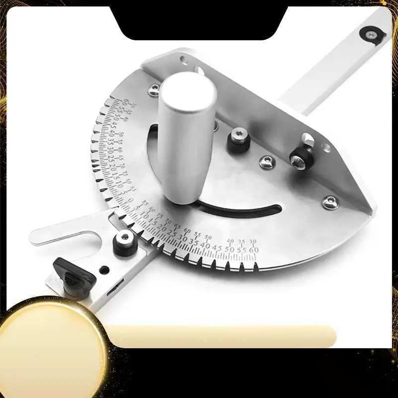 

X40A_XA-Precision Miter Gauge, Table Saw Miter Gauge With 120 Angled Ends And A Repetitive Cut Flip Stop For Table Saw