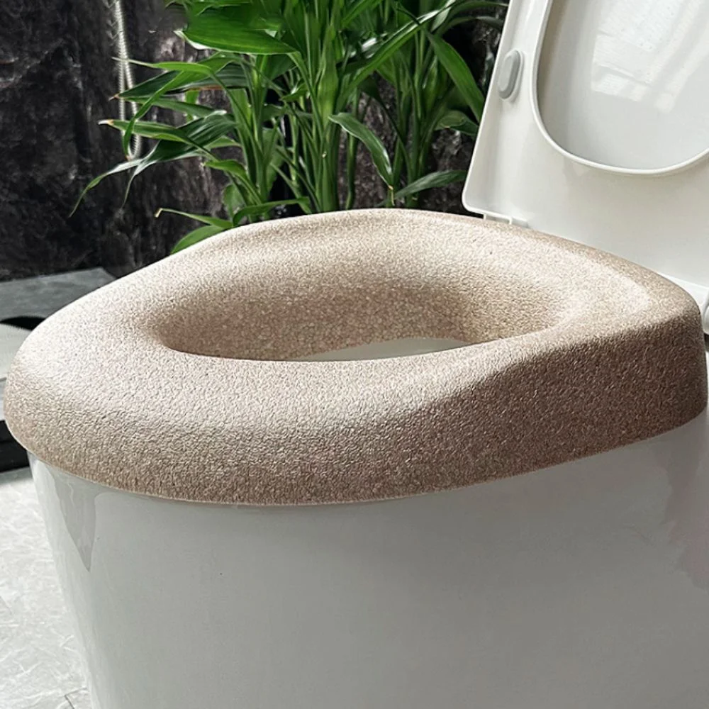 Waterproof Toilet Seat Cover Thickened Skin-friendly Toilet Seat Cushion High-resilience Washable Toilet Height Pad All-Season