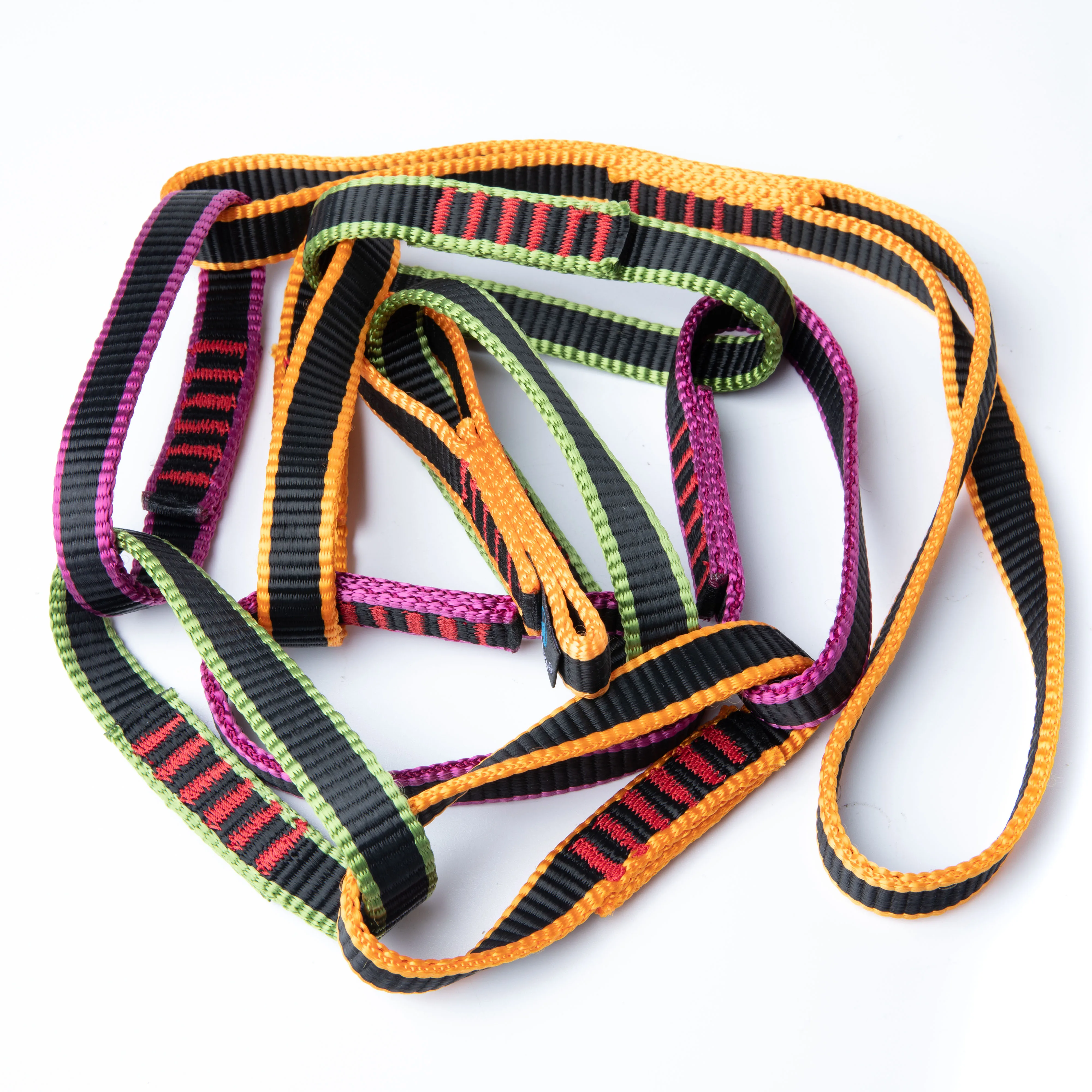 Outdoor Climbing Daisy Chain Nylon Webbing Personal Anchor System for Mountaineering Rappelling Downhill Safety Equipment