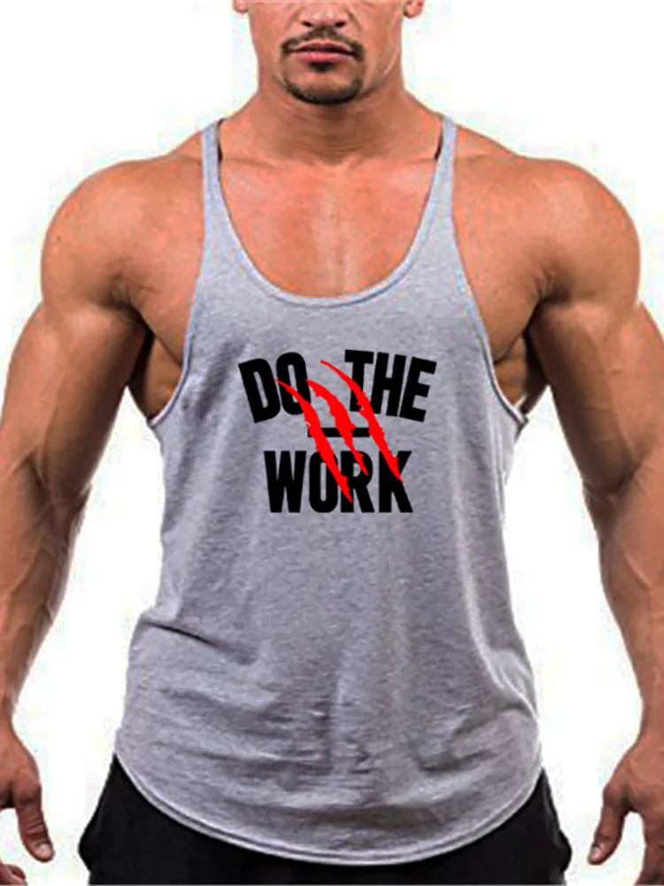 

Gym Tank Top Men Fitness Clothing Mens Bodybuilding Tank Tops Summer Gym Clothing Male Sleeveless Vest Shirts Fashion Sportswear