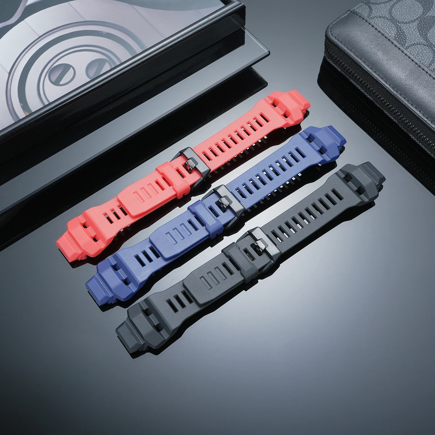 

Водонепроницаемый силиконовый ремешок для Casio GBD-H1000, серия 3475 Cat Man, черный, сменный браслет из полимерной смолы для G-SHOCK, мужские аксессуары