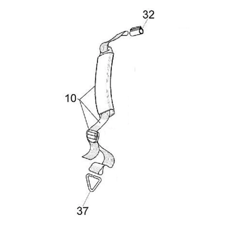 BV162 SHOULDER HARNESS 56520086AR FOR EMAK  AM162 BP162 BV163  61.3CC BLOWERS STRAP CLAMP 365200150A HOOKING  SPRING 3065010A