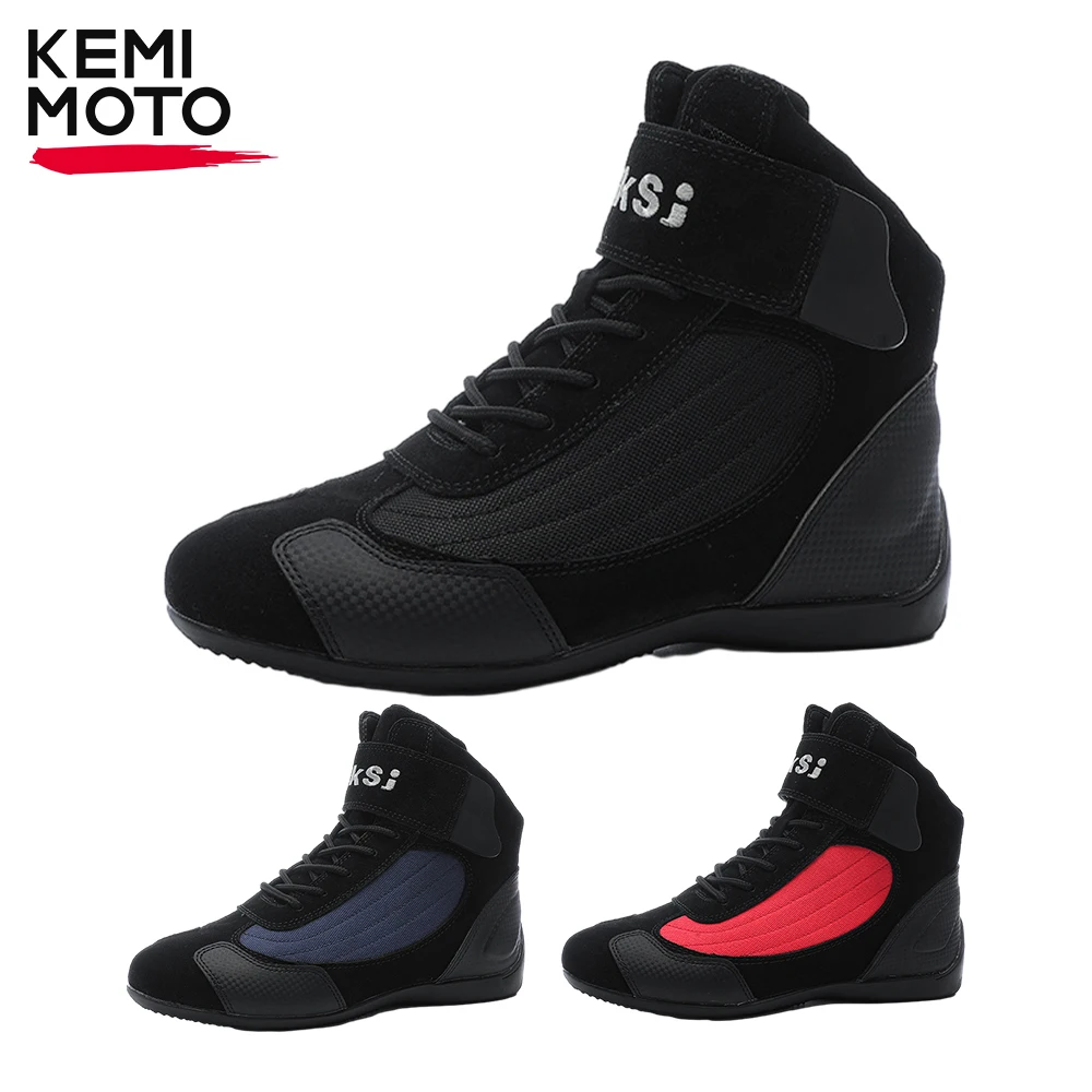 

Motorcycle Boots Men Waterproof Off-road Motorbike Racing Motorcyclist Shoes Riding Equipment Shockproof Breathable Durable