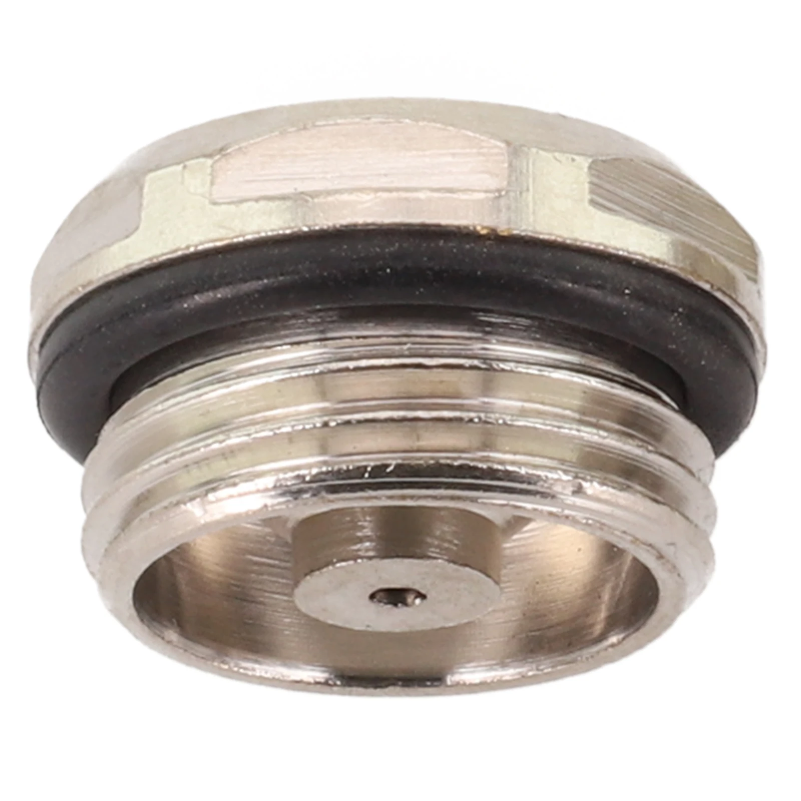 Towel Radiator Manual Vent Exhaust Stopcock 2PCS 1/2 Inch Nickel Plated Copper Air Bleed Valve for Heating Applications