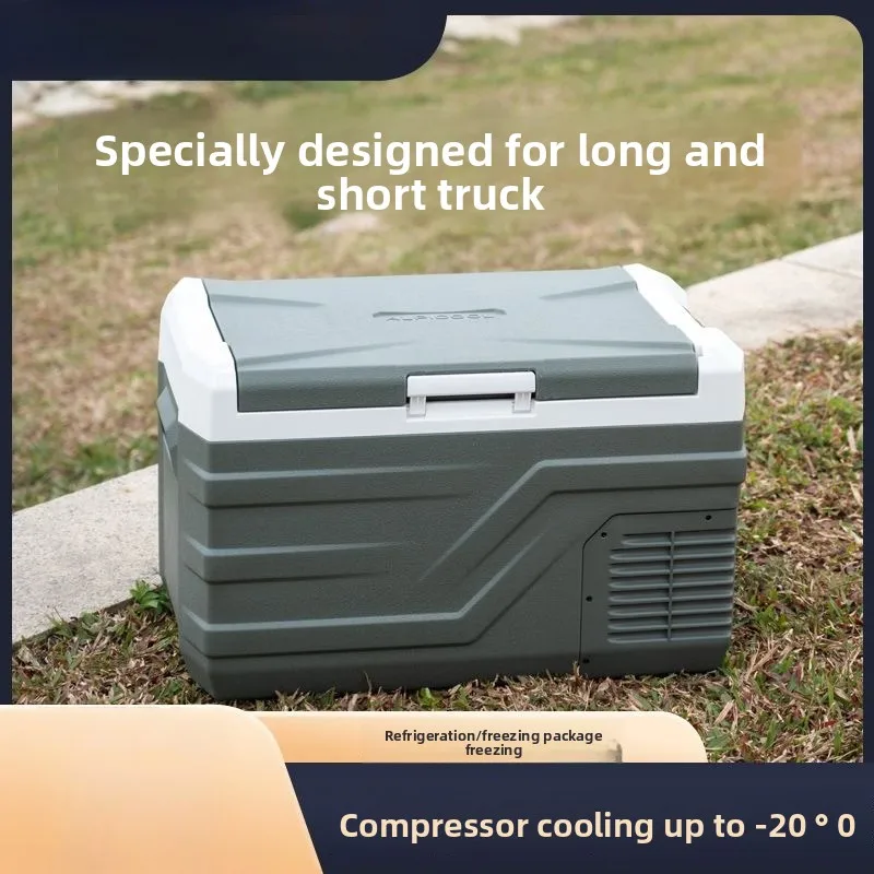 ثلاجة السيارة ضاغط التبريد 12V24V شاحنة حاضنة الفريزر الفريزر الجديد