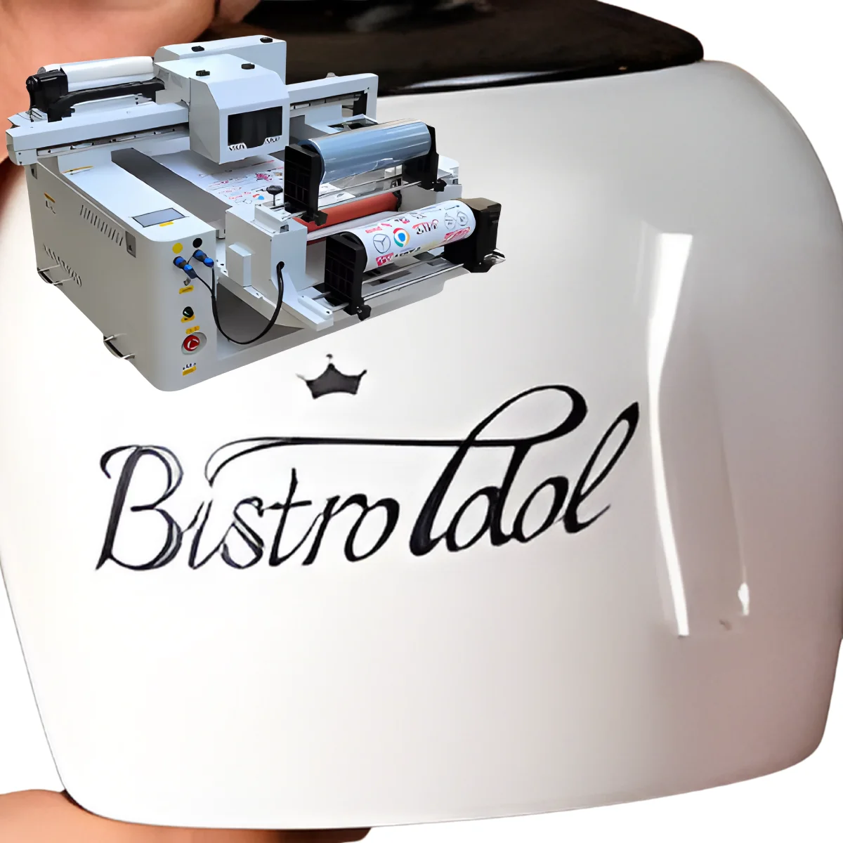 6090 High-Demand Automatic Roll-to-Flatbed All-in-One UV Inkjet Printer for Multi-Material Printing