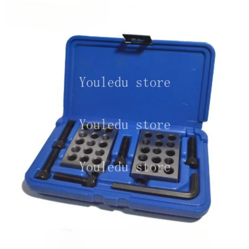 

Для шлифовальной машины, прецизионный блок с 23 отверстиями, 1-2-3 дюйма, набор параллельных зажимных блоков с винтовым ключом, набор параллельных блоков с 23 отверстиями, 2 шт.