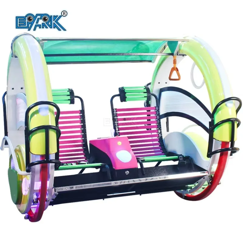 Electric Outdoor Indoor Remote Control New Adult Amusement 360 Degree Happy Rolling Car for Adults With Remote