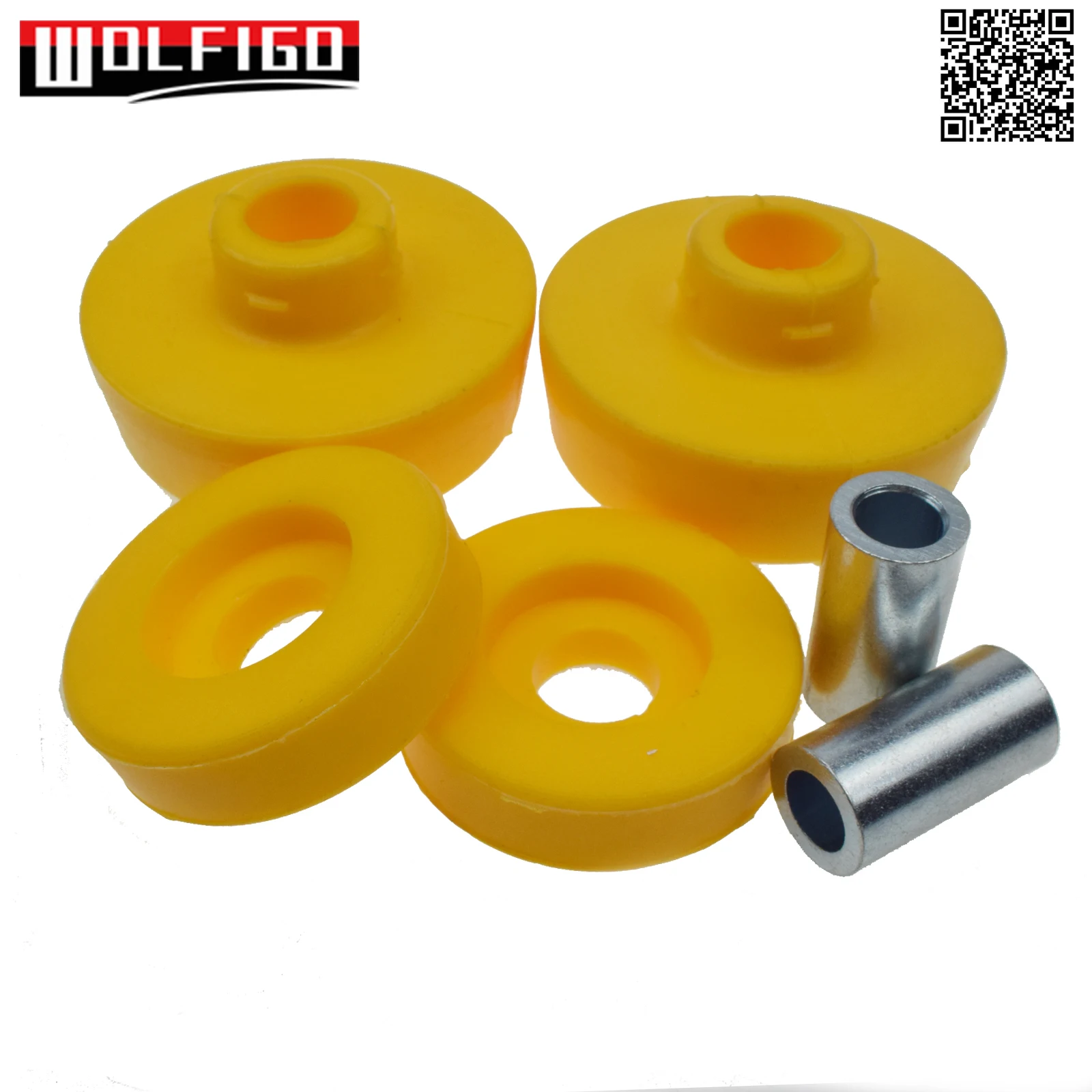 For Mini Cooper 2002-2013 R61 R60 R56 R55 R53 R52 R50 Rear Upper Shock Mount Bushing Set 33526754123, 33526754124 New