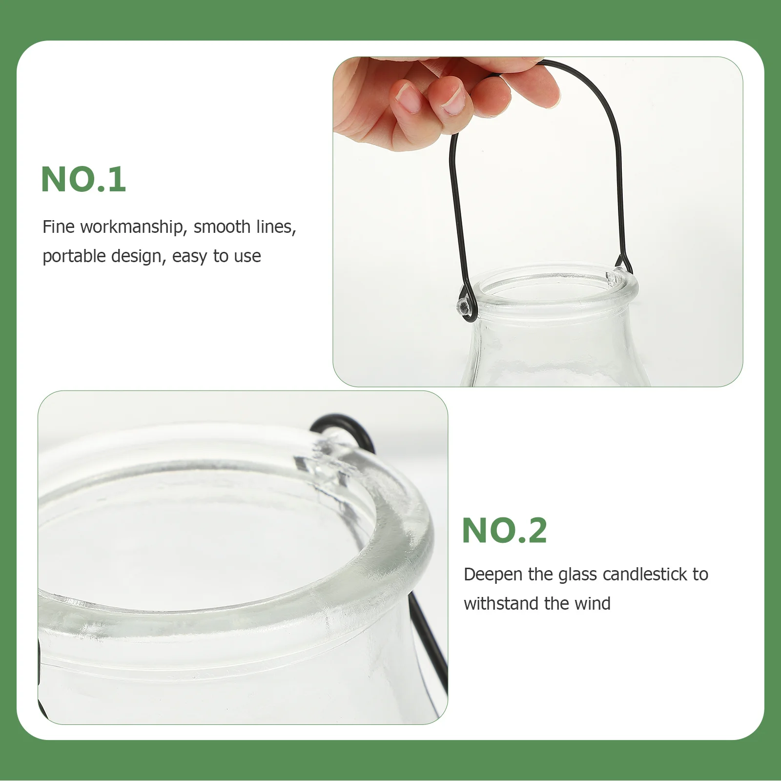 4Pcs Transparent Glass Flower Container Modern Style Stands Home Banquet Dinner Wedding Decor Glass Candlesticks