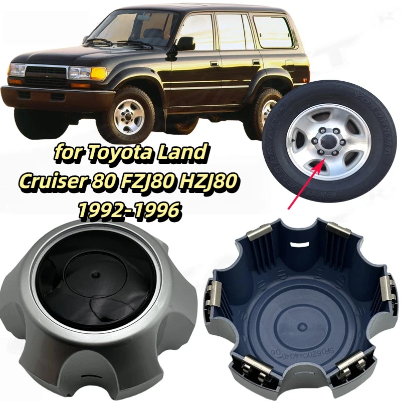 

For Toyota Land Cruiser 80 FZJ80 HZJ80 1992-1996 Wheel Hub Cover Wheel Center Cover