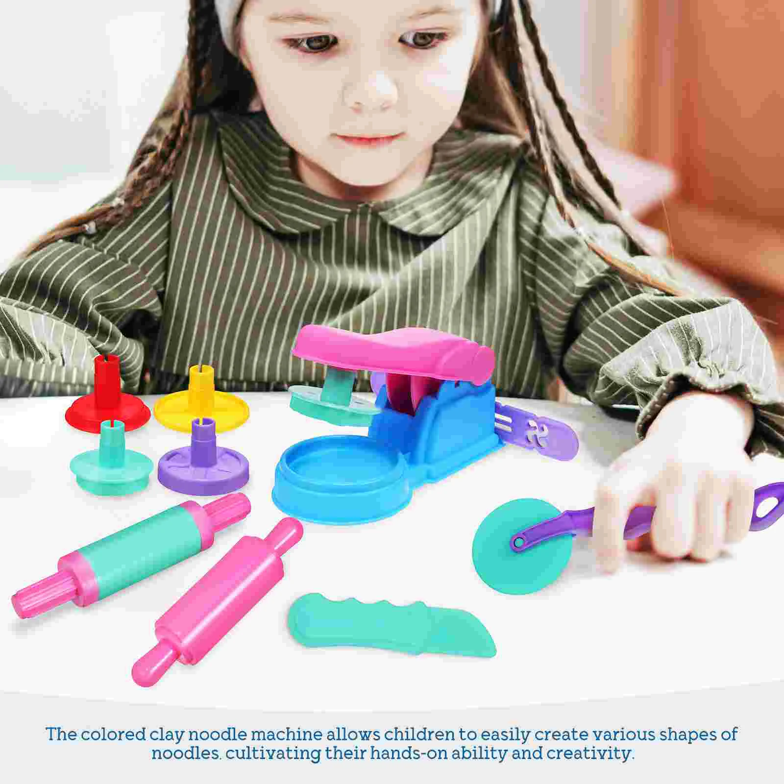 Clay Tool Kit Children's Colored Mud Noodle Machine 22 Pieces Set Animal Model Mold Making