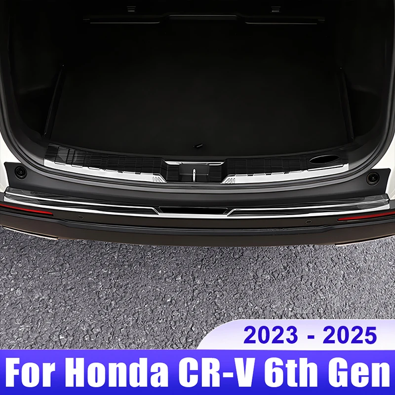 

Для Honda CRV 6-го поколения 2023 2024 2025/фотогибридная внутренняя защита БАГАЖНИКА АВТОМОБИЛЯ, задняя бампер, крышка, аксессуары из нержавеющей стали