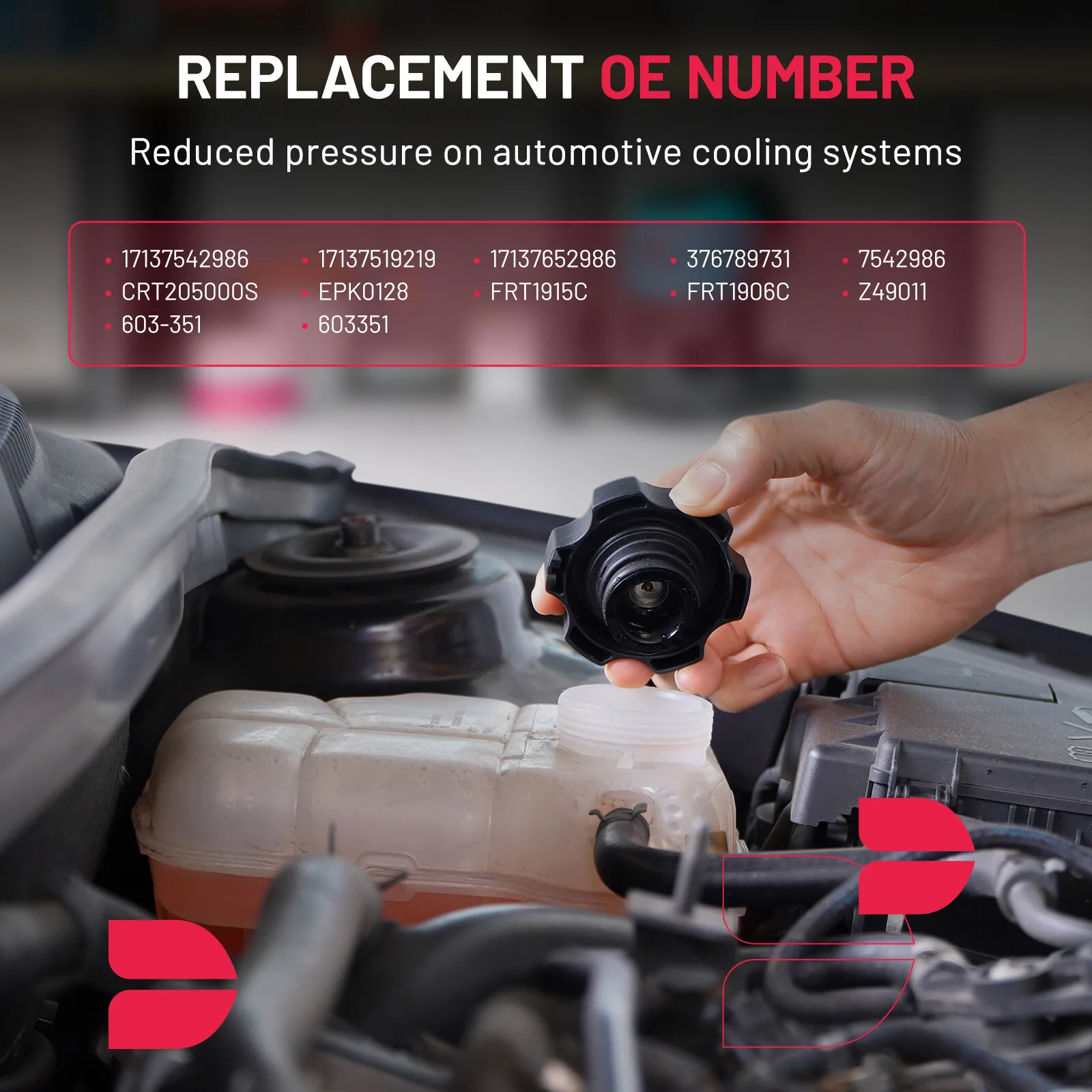 Engine Coolant Expansion Reservoir Tank For BMW 525i 525xi 528i 528xi 530i 530xi 535i 535xi xDrive 545i 550i GT 645Ci 650i 603-351 17137542986 17137519219 view 5