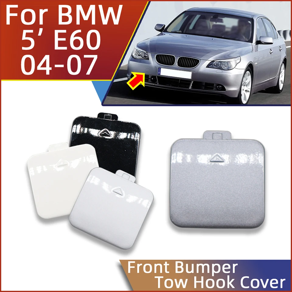 

Front Bumper Towing Hauling Hook Cover Cap Eye For BMW 5 Series E60 525i 528i 530i 535i 545i 2004 2005 2006 2007 51117111787