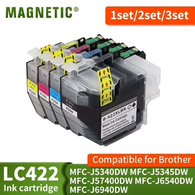 European version LC422XL LC422 Compatible Ink Cartridge For Brother MFC-J5340DW MFC-J5345DW MFC-J5740DW MFC-J6540DW J6940DW