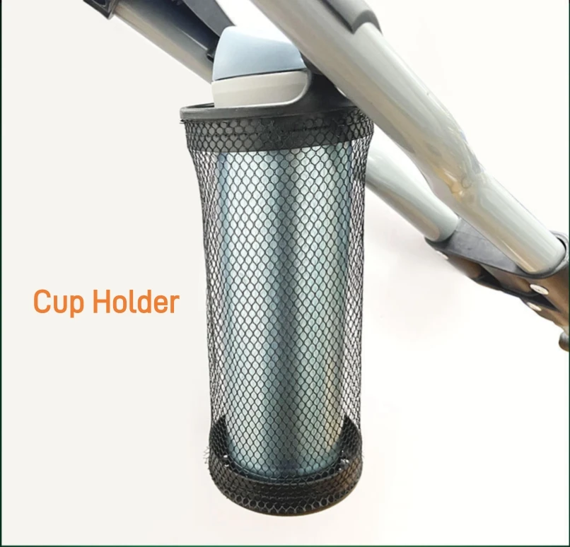 المبيعات الساخنة خفيفة الوزن 3 عجلات الألومنيوم المطاط بلمسة واحدة قابلة للطي 60 كجم عربة دفع الجولف العلبة #4