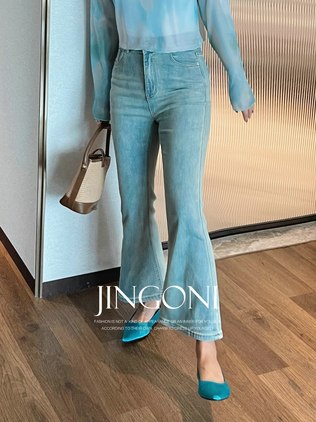 

flare Jeans Long Pants Y2k Woman Clothing 2024 Summer Korean Fashion Style New Elegant Vintage Trousers High Waist Chic Skinny