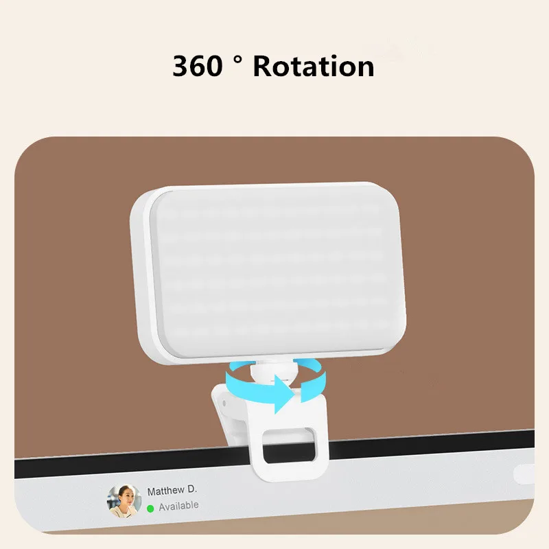 Video Conference Lighting Kit for Remote Working Distance Learning Zoom Call Lighting Computer Laptop Video Conferencing