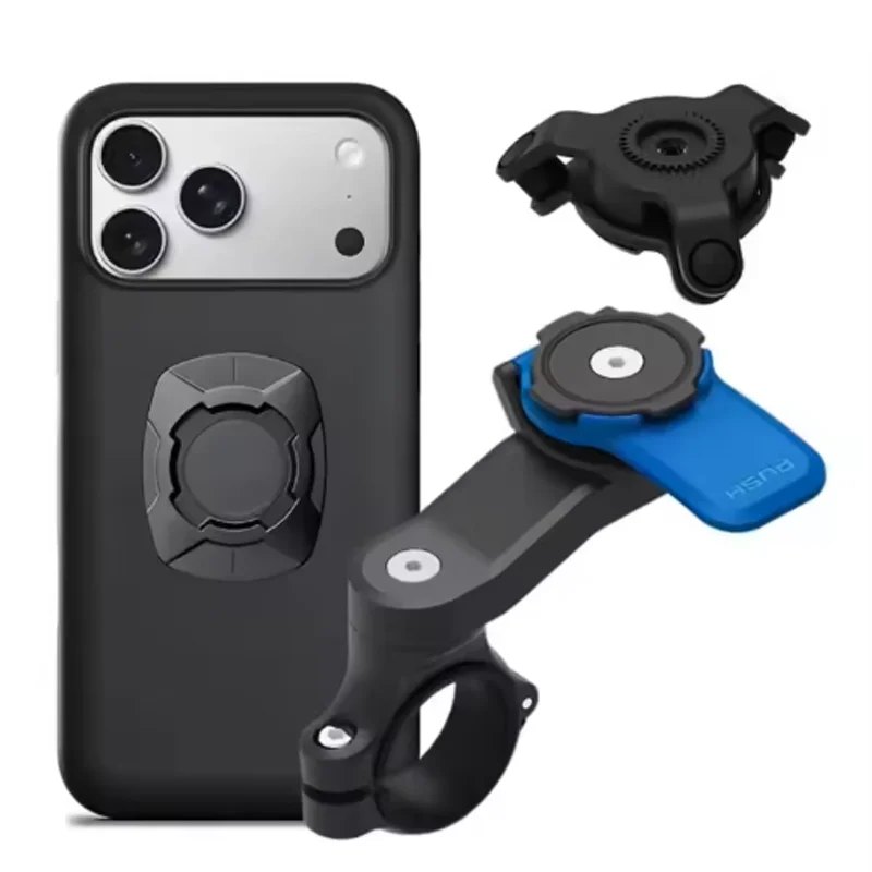 

360° Fully Adjustable Universal Phone Holder Shock Absorption Motorcycle & Bicycle Navigation Mount for All Smartphone Size