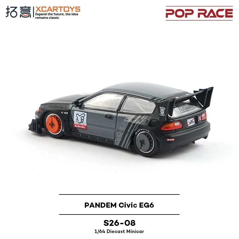 XCARTOYS alliage 1/64 supercar à deux portes modèle d'affichage à collectionner Micro échelle EG6 voiture de course jouet Non radiocommandé