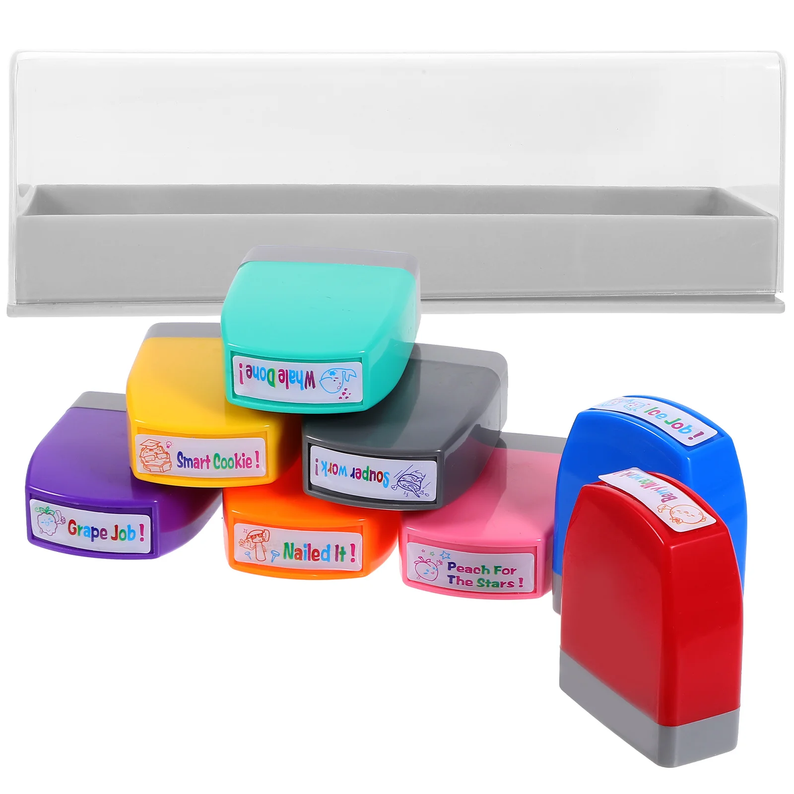 Stamp Decorations DIY Comment Stampers Teacher Toy Stamps Portable Multi-function School