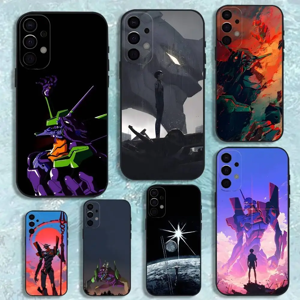 Чехол для телефона E-Evangelions E-EVA для Samsung S25, S24, S21, S22, S23, S30, Ultra, S20, Plus, Fe, Lite, Note, 10,9,5G, черный чехол