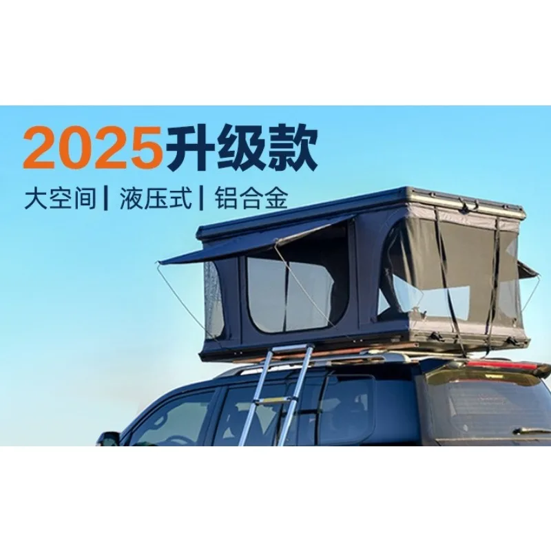 Hard Shell Roof Top Tent SUV Tank Off-Road Hydraulic Aluminum Alloy Car Roof Tent for Self-Driving Tour