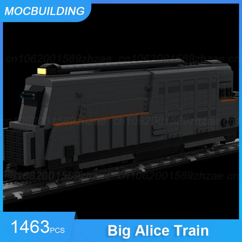 MOC Building Blocks Big Alice & Eternal Engine Train Model DIY Assemble Bricks Transportation Educational Toys Gifts 2916PCS