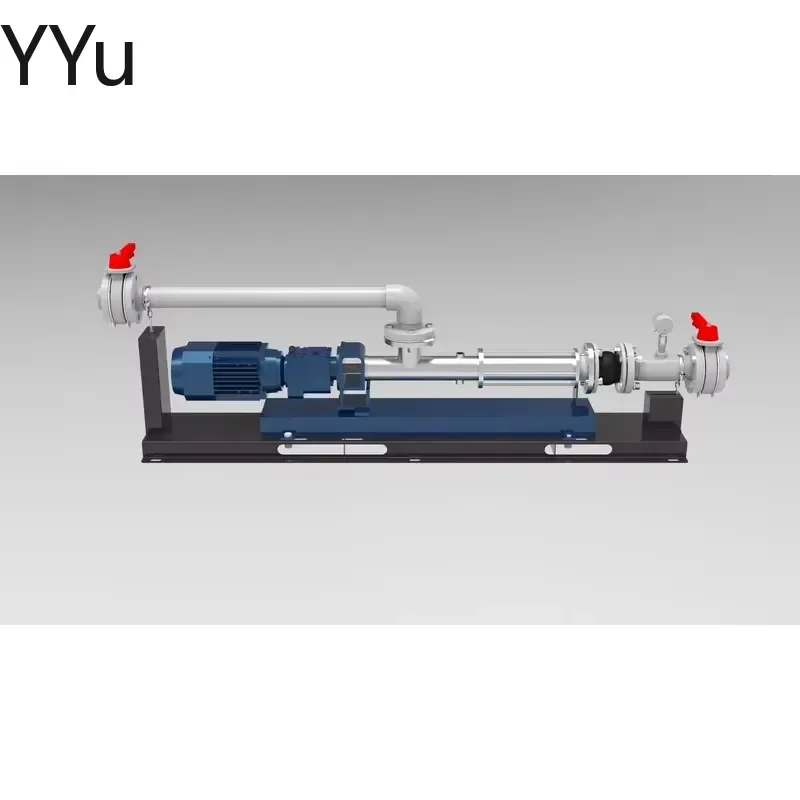 for High Pressure Stainless Steel Single Screw Pump 8m3h Dosing Unit for Sticky Liquid Transfer Water Treatment Metering Dose