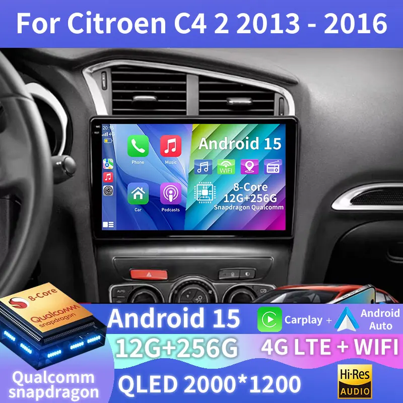 Android 15 Car Radi…