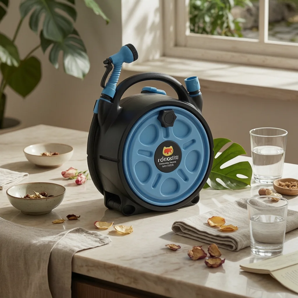 Hose Reel Sprayer Portable Car Wash Sprayer Handheld Spray Carry Handle Outdoor Cleaning Gear Compact for Garden, Plant Care