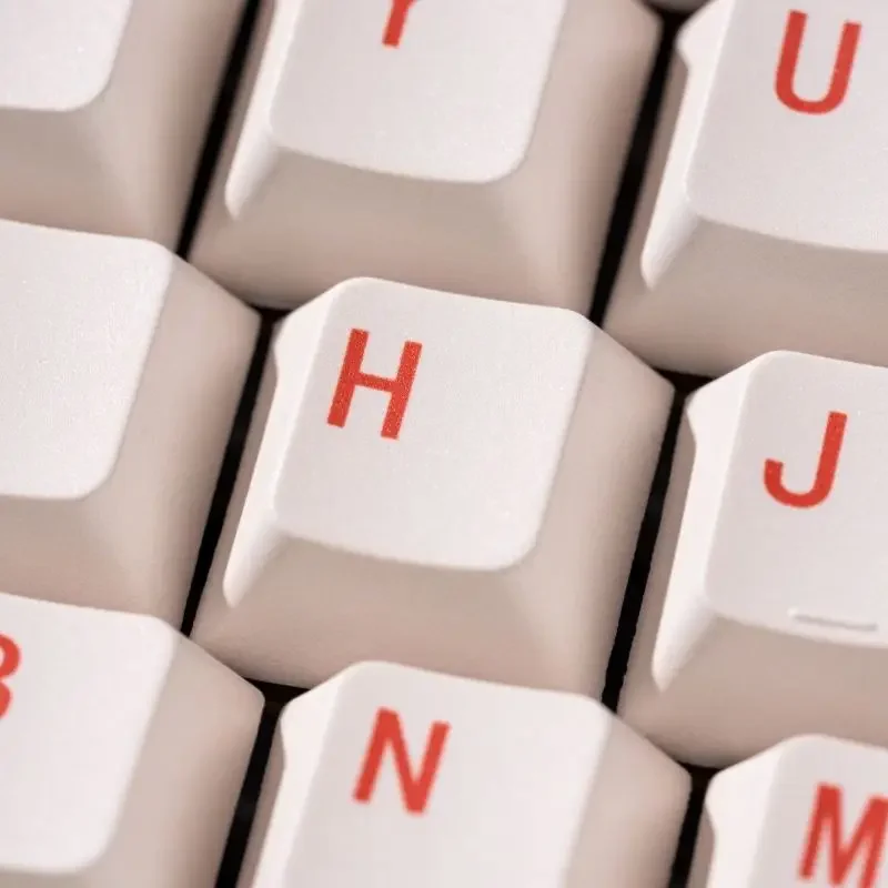 Red Original Height Keycap PBT Five-Sided Sublimation 146 Keys 7U Split Space Keycap