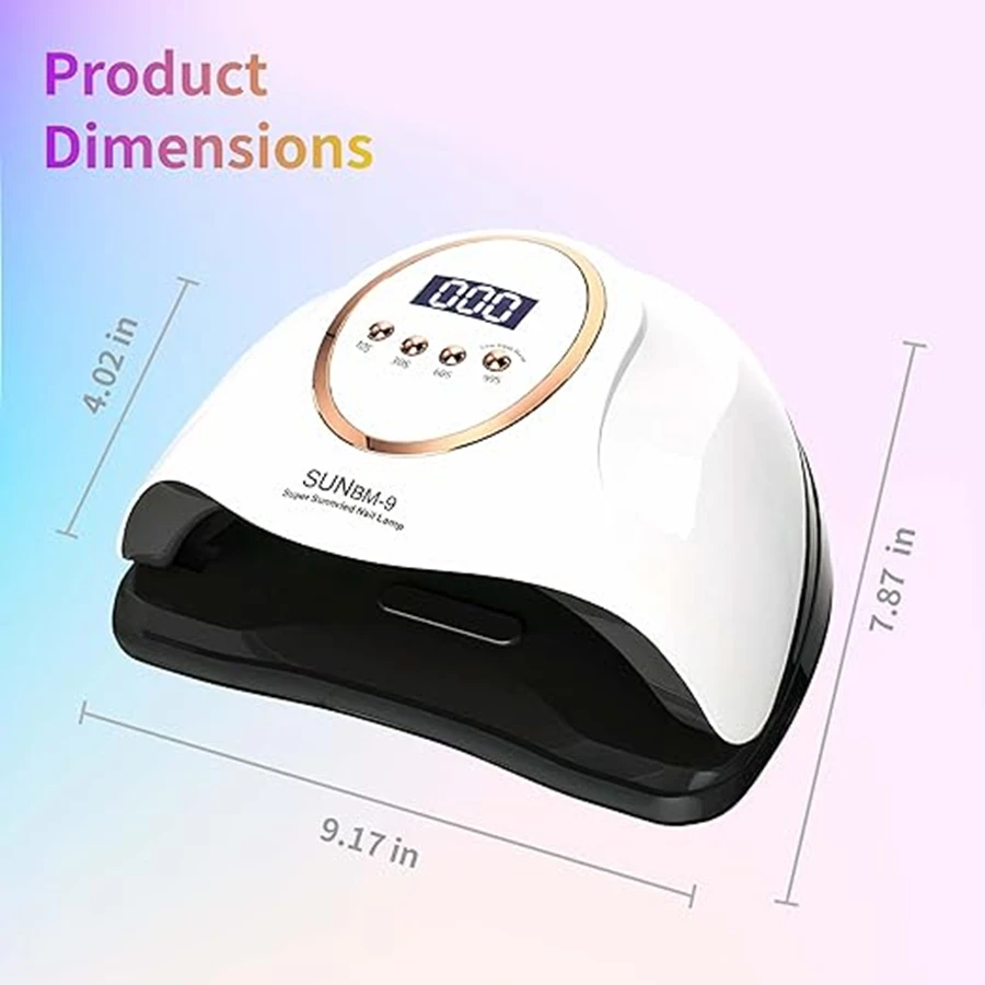 Max UV 66 LEDs Lamp For Nail Dryer Manicure Nail Drying Lamp 66LEDS UV Gel Varnish With LCD Display UV Lamp For Manicure Salon