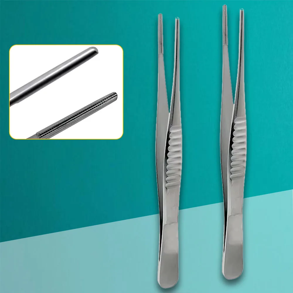 

Хирургические щипцы для тканей, заусенцы, эрматические сосудистые процедуры, медицинские пинцеты для работы, использования в больнице, клинике