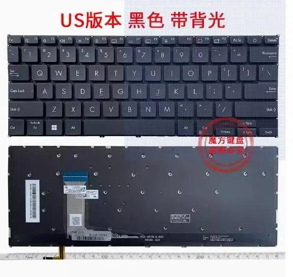 NEW For ASUS Vivobook X1402 X1403 X1402Z X1402ZA X1403Z X1403ZA  X1403VA M1402 D1402 F1402 M1403 Keyboard US Backlit BLACK